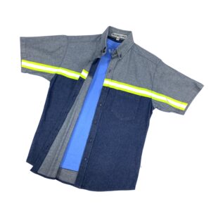 camias, camisa mezclilla, ropa de trabajo, ropa industrial, seguridad industrial, uniformes personalizados
